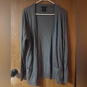 Grace Elements Gray Cardigan Sweater